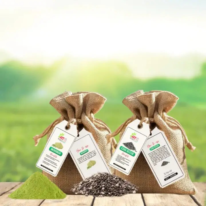 Half Kg Moringa + Half Kg Chia Seeds