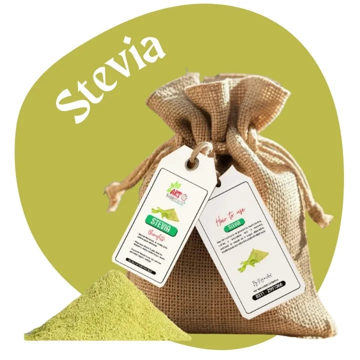 Stevia crushed leaves