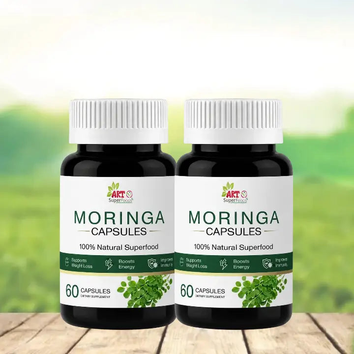 2 Moringa Capsule Jars