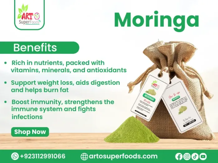 Moringa Powder - 200gm - Image 2