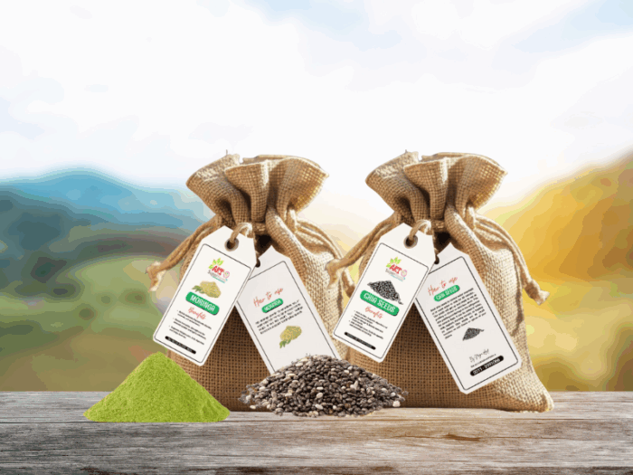 Half Kg Moringa + Half Kg Chia Seeds